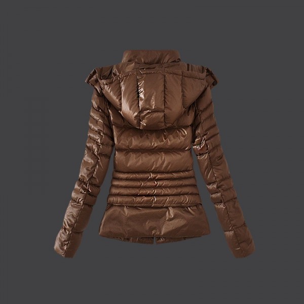 Moncler Donna Giù cappotto Winkle caffè uscita M1057